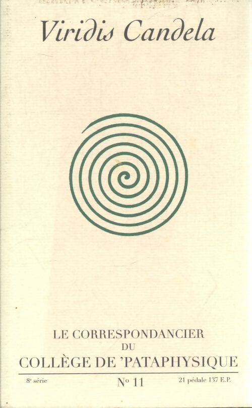 Viridis candela 8e série n°11 - Collectif - Livre