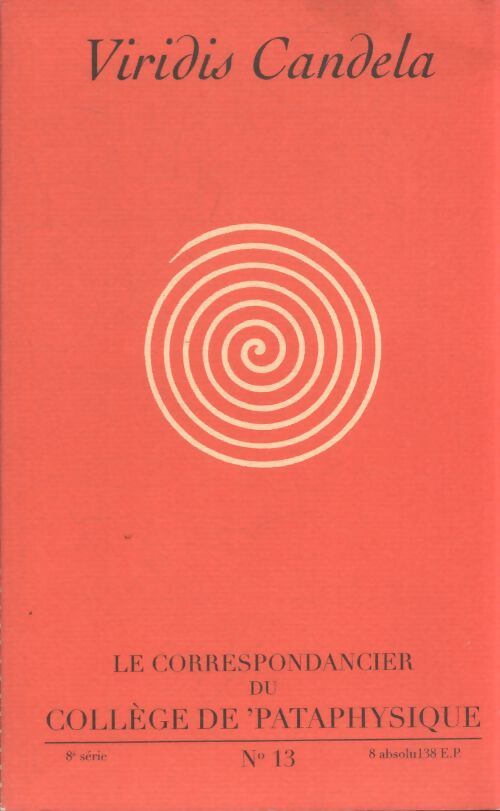 Viridis candela 8e série n°13 - Collectif - Livre
