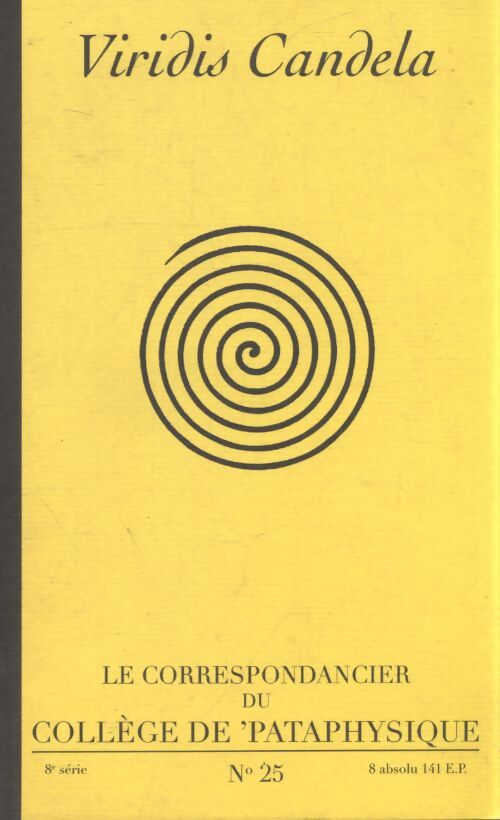 Viridis candela 8e série n°25 - Collectif - Livre