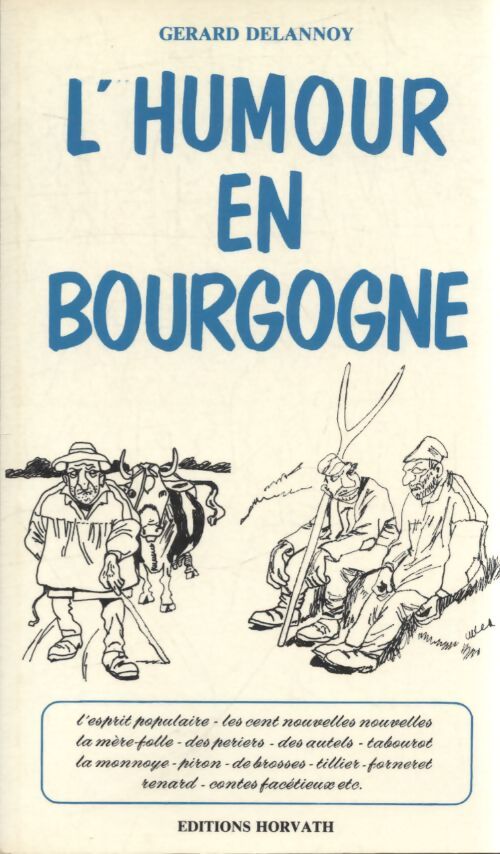 L'humour en Bourgogne - Gérard Delannoy - Livre