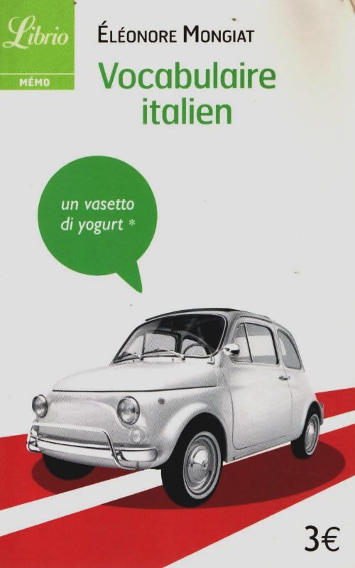 Vocabulaire italien - Eleonore Mongiat - Livre