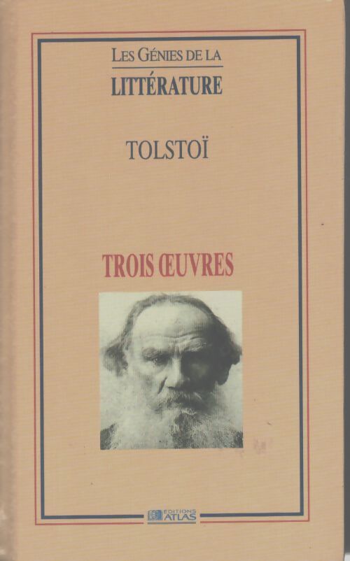 Trois oeuvres - TOLSTOÏ - Livre
