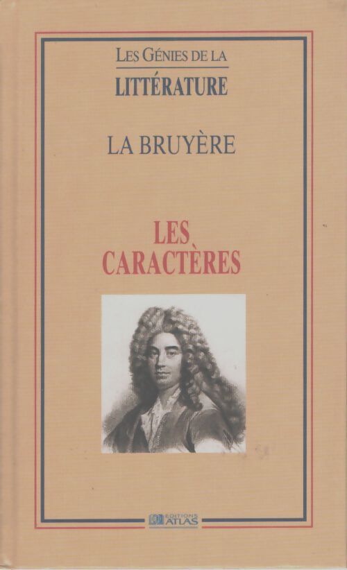 Les caractères - La Bruyere - Livre