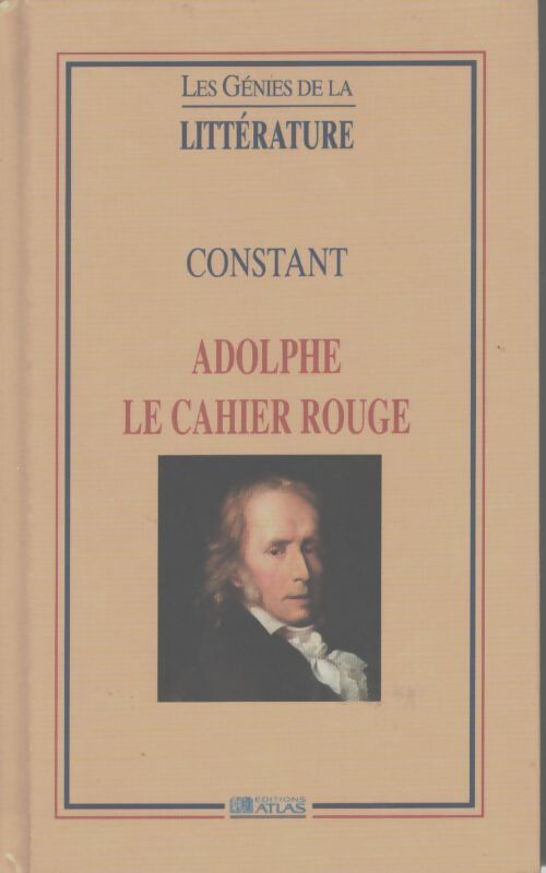 Adolphe le cahier rouge - Benjamin Constant - Livre