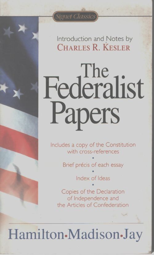 The federalist papers - Hamilton - Livre