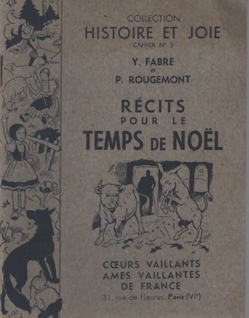 Récits pour le temps de Noël - P. Y.; Rougemont - Livre