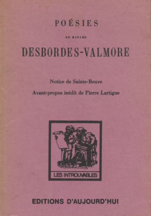 Poésies de Madame Desbordes-Valmore - Marceline Desbordes-Valmore - Livre