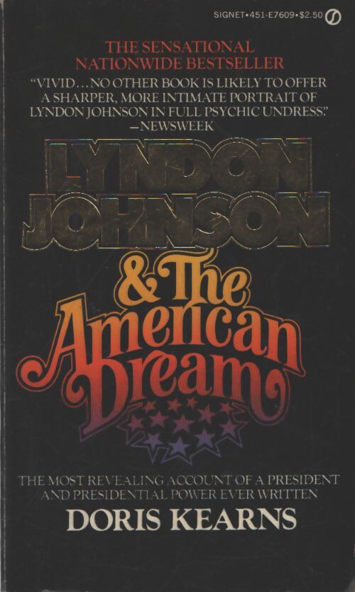 Lyndon johnson & the American dream - Doris Kearns - Livre