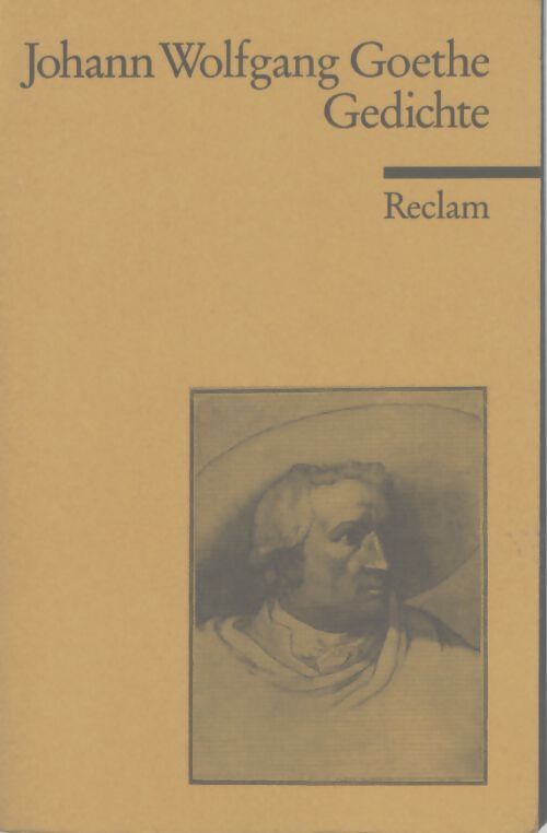 Gedichte - Johann Wolfgang Von Goethe - Livre