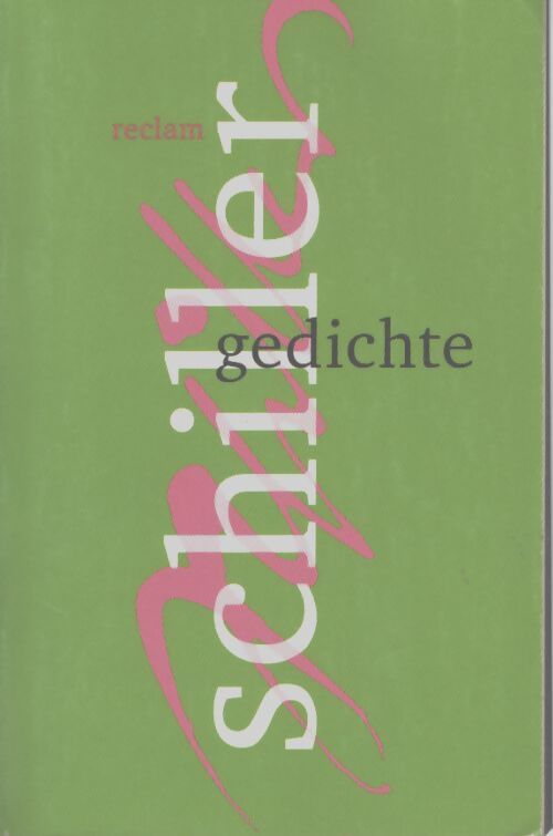 Gedichte - Friedrich Schiller - Livre