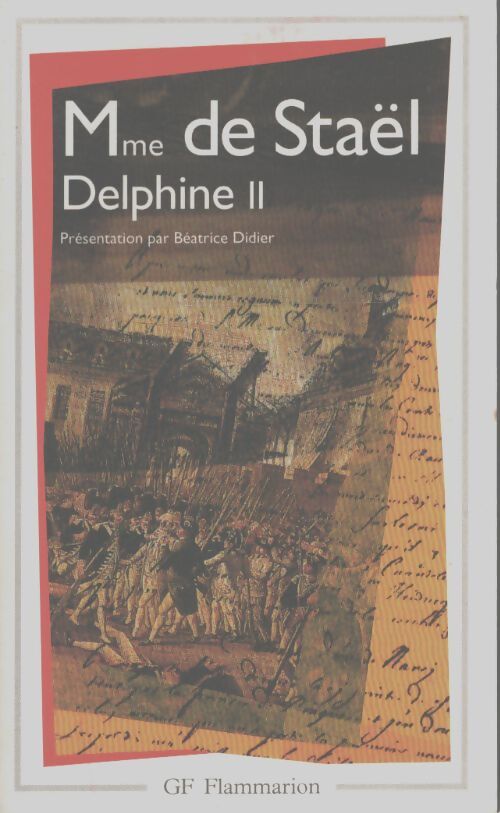 Delphine tome 2 - Madame De Stael - Livre