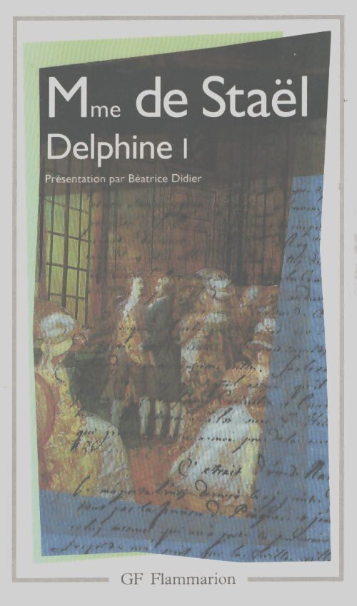 Delphine tome 1 - Madame De Stael - Livre
