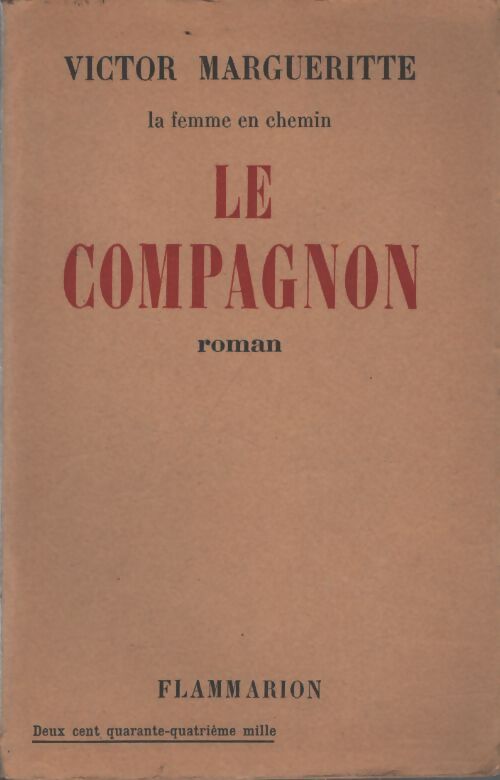 Le compagnon - Victor Margueritte - Livre
