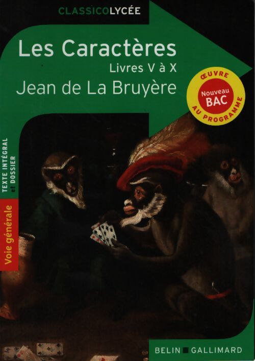 Les caractères Livres V à X - Jean De la Bruyère - Livre