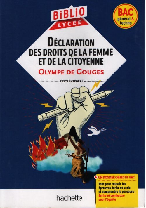 Déclaration des droits de la femme et de la citoyenne - De Gouges Olympes - Livre