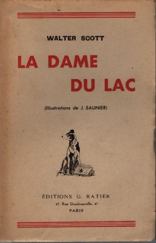 La dame du lac - Walter Scott - Livre