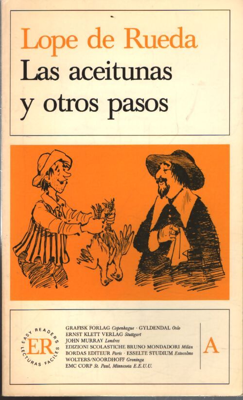 Las aceitunas y otros pasos - Lope De Ruede - Livre
