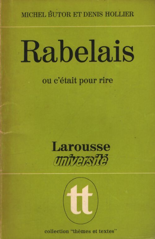 Rabelais ou c'était pour rire - Michel Butor - Livre