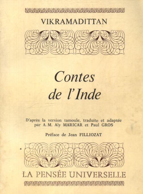 Contes de l'Inde - Vikramadittan - Livre