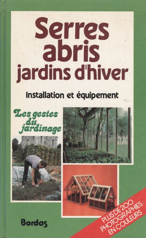 Serres abris jardins d'hiver - Pessey Christian - Livre