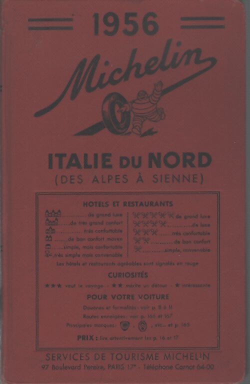 Italie du Nord (des Alpes à Sienne) 1956 - Collectif - Livre