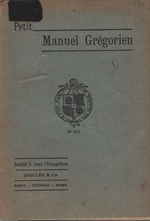 Petit manuel grégorien - Collectif - Livre