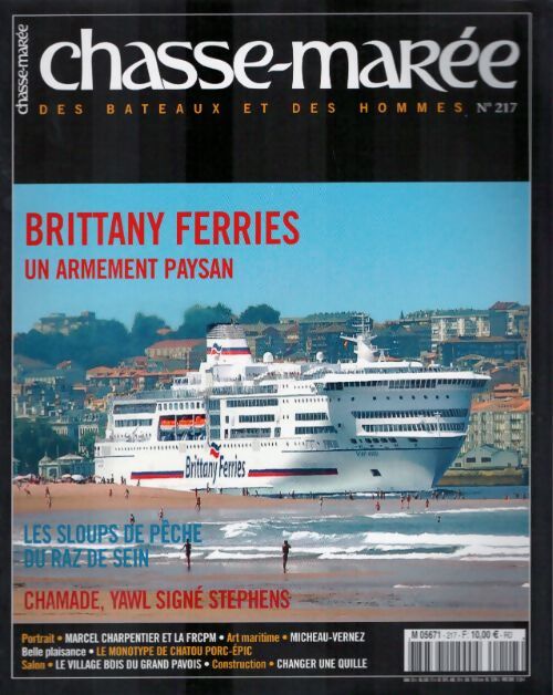 Chasse marée n°217 : Brittany ferries - Collectif - Livre