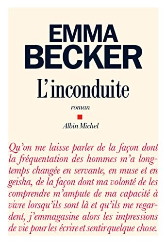 L'inconduite - Emma Becker - Livre