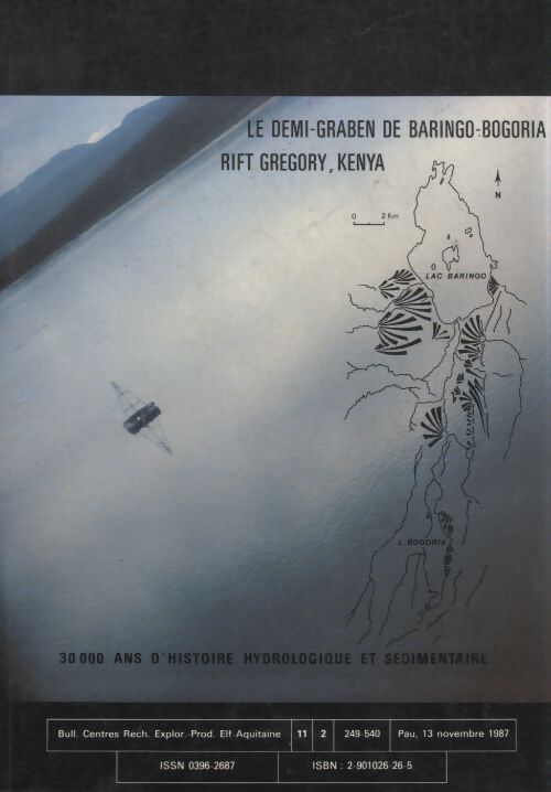 Le demi-Graben de Baringo-Bogoria, Rift, Gregory, Kenya - Collectif - Livre