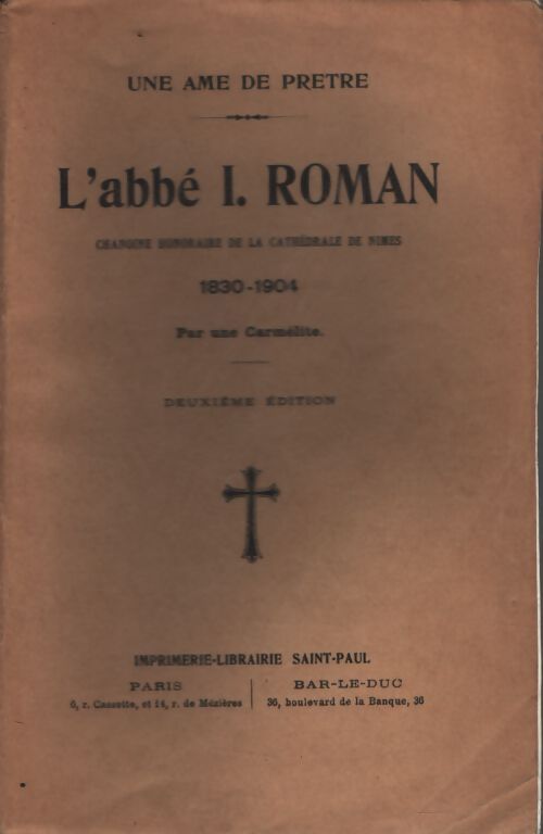 L'abbé I. Roman - Inconnu - Livre