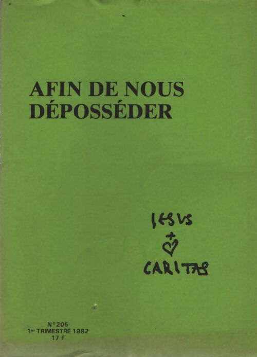 Jesus caritas n°205 - Collectif - Livre