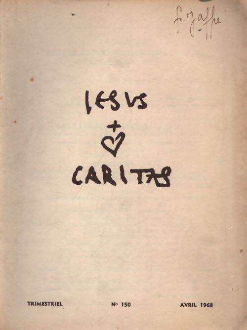 Jesus caritas n°150 - Collectif - Livre