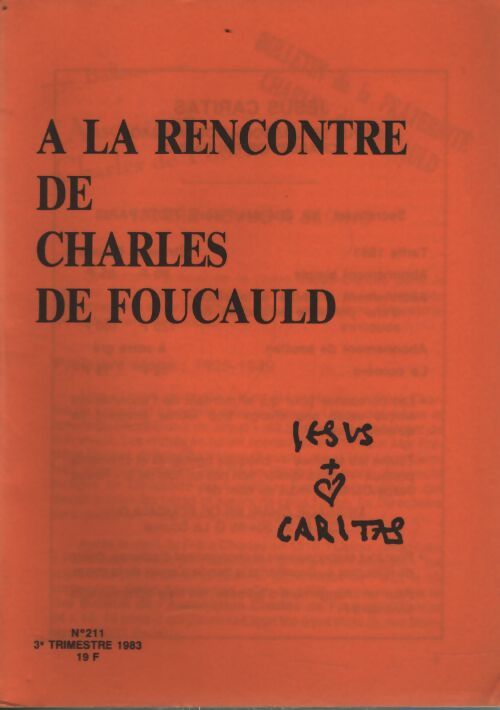 Jesus caritas n°211 - Collectif - Livre