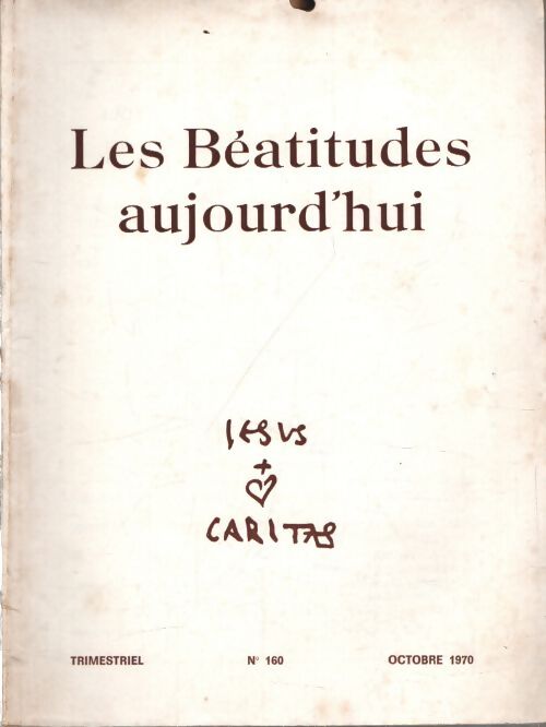 Jesus caritas n°160 - Collectif - Livre