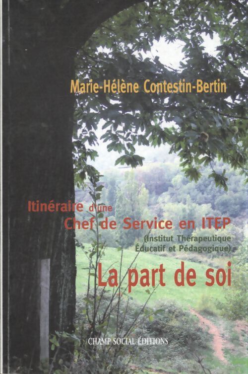 Itinéraire d'une chef de service en ITEP - Marie-Hélène Contestin-Bertin - Livre