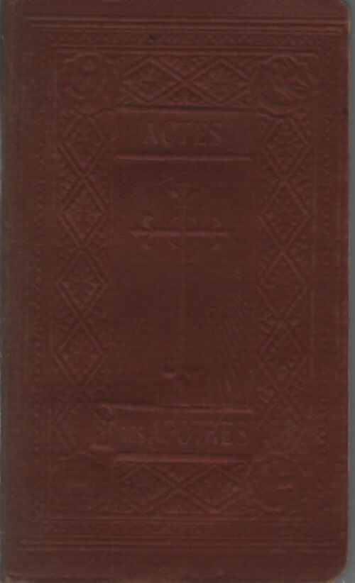 Les actes des apôtres - Chanoine Crampon - Livre