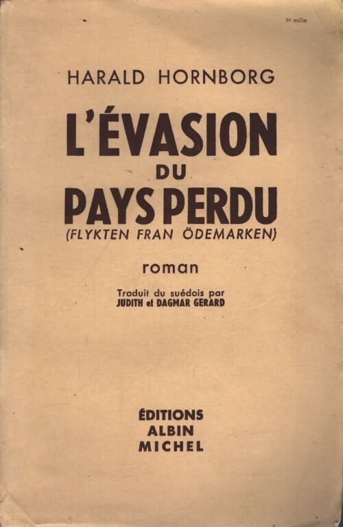 L'évasion du pays perdu - Harald Hornborg - Livre