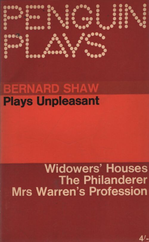 Plays unpleasant - Bernard Shaw - Livre