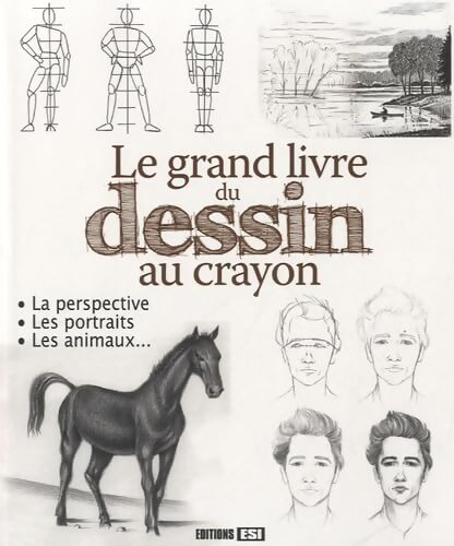 Grand livre du dessin au crayon - Anastas Brozinska - Livre