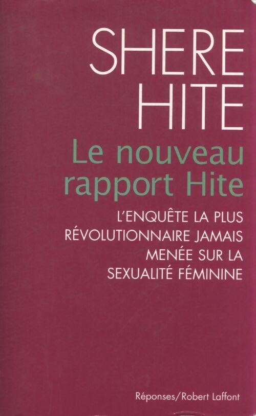 Le nouveau rapport Hite - Shere Hite - Livre