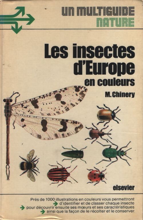 Les insectes d'Europe en couleurs - Michael Chinery - Livre