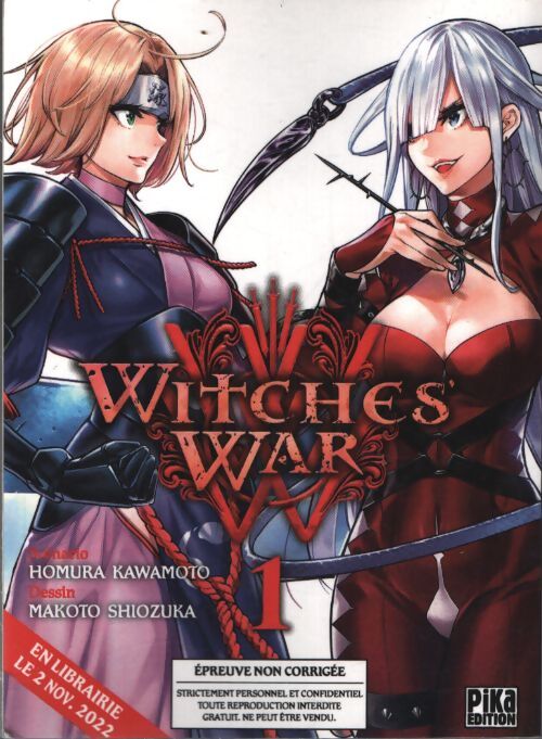 Witches war Tome I - Makoto Homure; Shiozuka - Livre