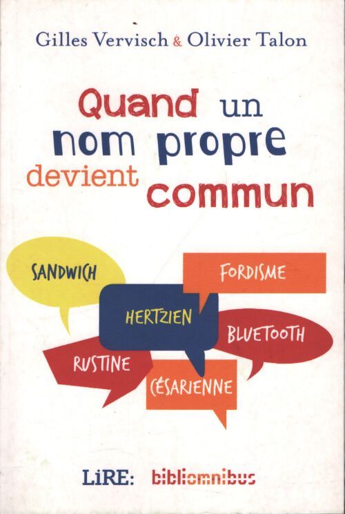 Quand un nom propre devient commun - Olivier Gilles; Talon - Livre