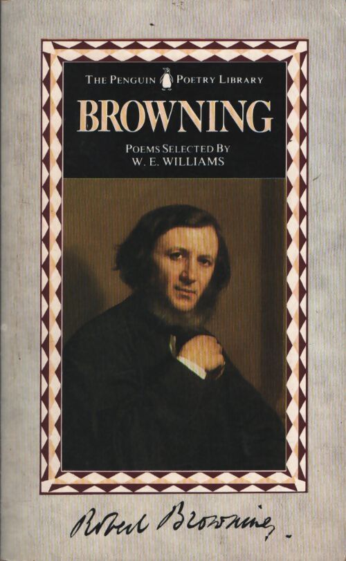 Browning selected verse - Robert Browning - Livre