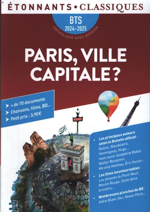 Paris, ville capitale ? - Collectif - Livre