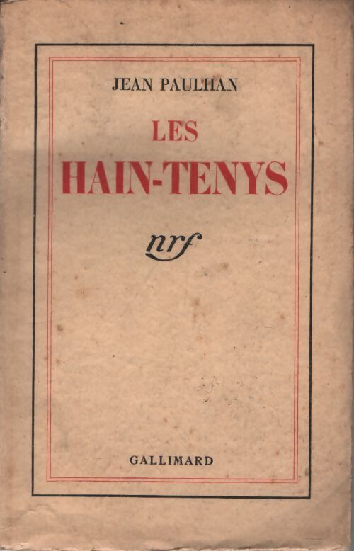 Les Hains-Tenys - Jean Paulhan - Livre