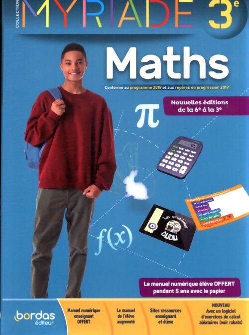 Maths 3e - Collectif - Livre