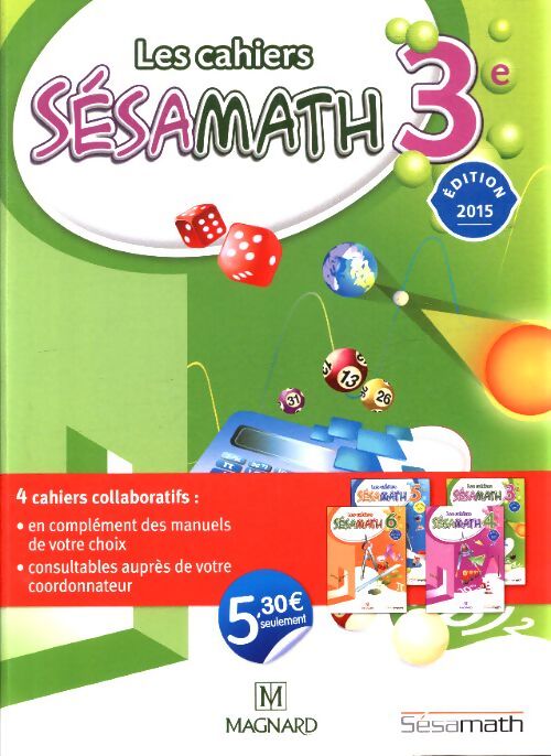 Cahier sésamath 3e . - Collectif - Livre