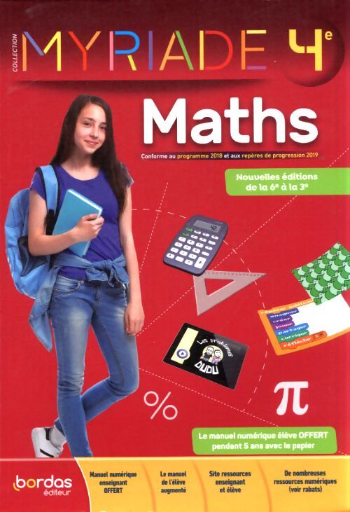 Maths 4e - Collectif - Livre