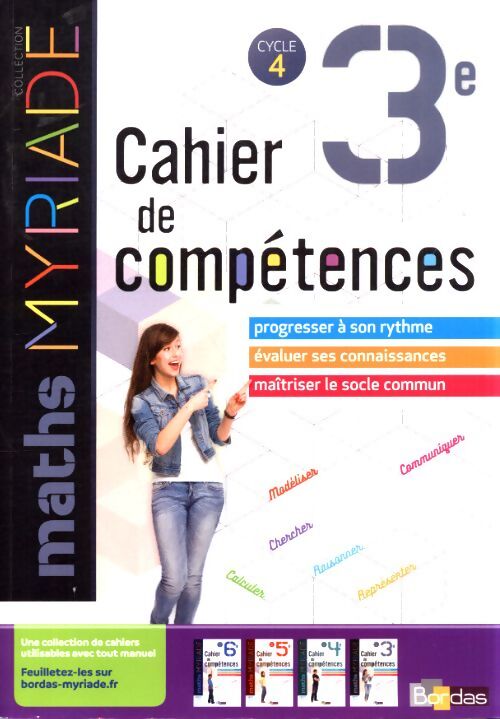Maths 3e cahier de compétences - Collectif - Livre